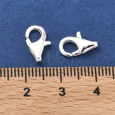 Brass Lobster Claw Clasps KK-G557-06A-S-1