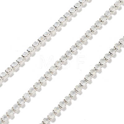 Iron Rhinestone Glass Cup Chain CH-U001-01G-1