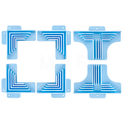 8Pcs Plastic Corner Guides for Chipboard Boxes NDIS-WH0696-881B-1