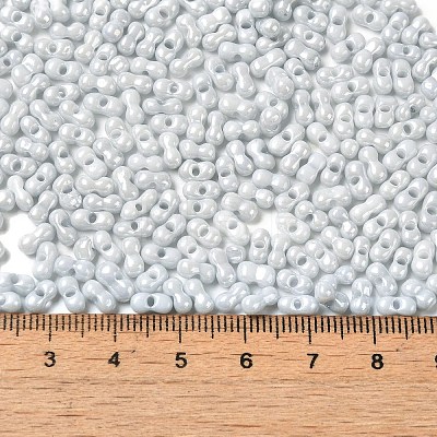Opaque Colours Luster Glass Seed Beads SEED-B001-01A-09-1