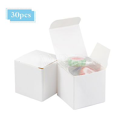 Foldable Creative Kraft Paper Box CON-WH0062-04B-1