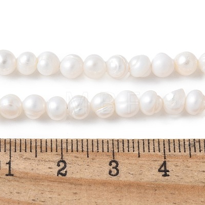 Natural Cultured Freshwater Pearl Beads Strands PEAR-I007-07H-01B-1