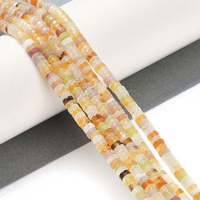 Natural Xiuyan Jade Beads Strands G-C084-D14-01-1