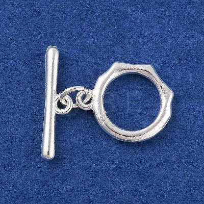 Brass Toggle Clasps KK-U024-02S-1