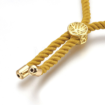 Cotton Cord Bracelet Making KK-F758-03I-G-1