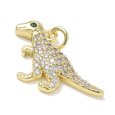 Brass with Rhinestone Pendants RB-CBA6830-18G-06-1