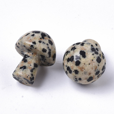 Natural Dalmatian Jasper GuaSha Stone G-N0325-02F-1