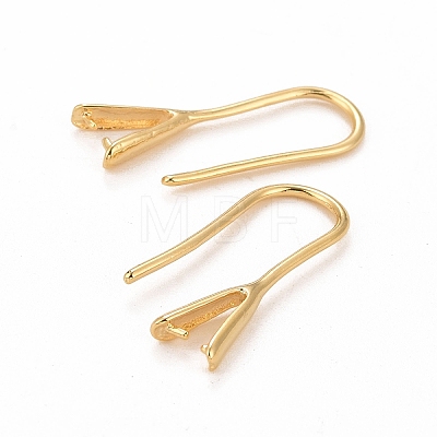 Rack Plating Eco-friendly Brass Earring Hooks LS-X-KK-D075-14G-RS-1