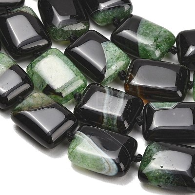 Natural Agate Beads Strands GG-L001-M01-01F-1