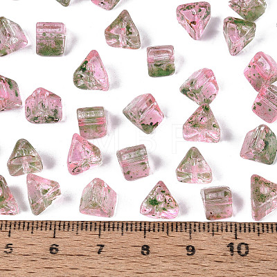 Picasso Transparent Glass Beads SEED-Q039-02K-1
