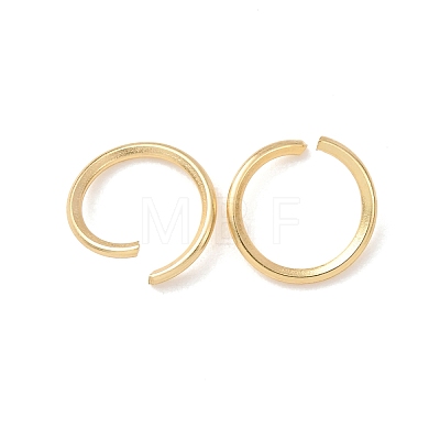 Brass Open Jump Rings KK-G604-08G-06-1
