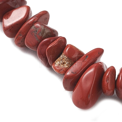 Natural Gemstone Chip Beads  Stretch Bracelets BJEW-JB13250-1