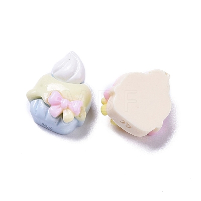 Opaque Cute Resin Decoden Cabochons X-RESI-B024-01H-1