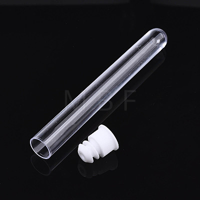 Clear Tube Plastic Bead Containers C065Y-02-1