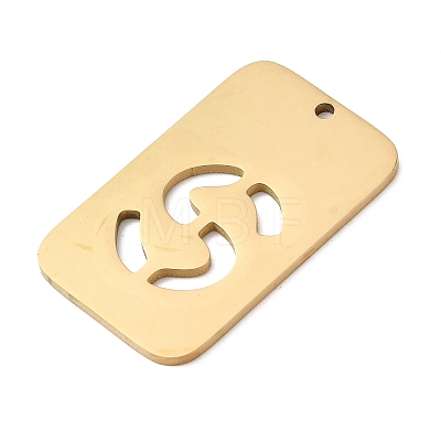 304 Stainless Steel Pendants STAS-D200-01S-G-1