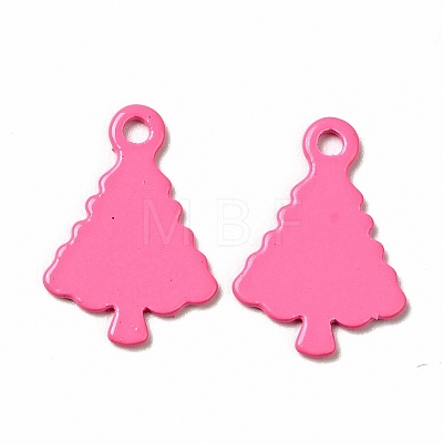 Spray Painted 201 Stainless Steel Charms STAS-G304-28-1