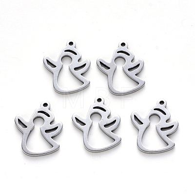 201 Stainless Steel Pendants STAS-N092-31-1