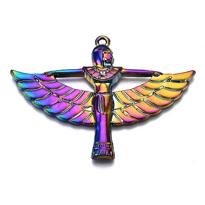 Rainbow Color Alloy Pendants PALLOY-S180-181-NR-1