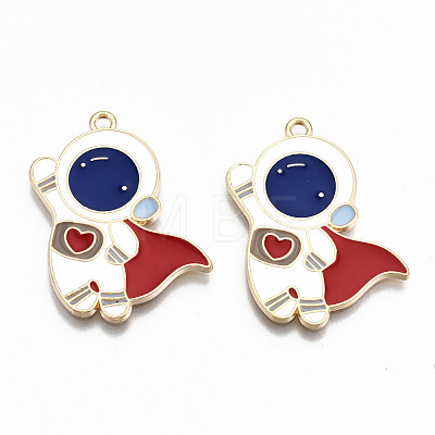 Alloy Enamel Pendants ENAM-S126-023-RS-1