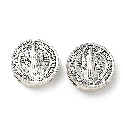 Religion Alloy Slide Charms FIND-E051-05AS-1