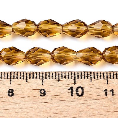 Transparent Glass Beads Strands EGLA-N013-T6mm-D16-1