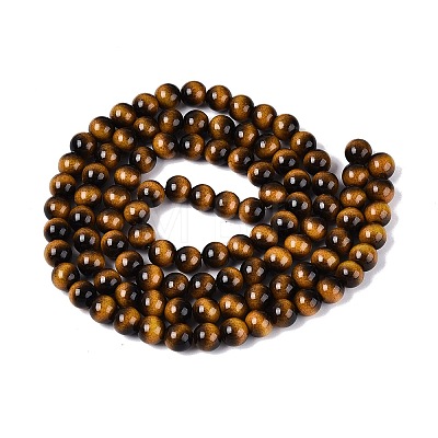Imitation Tiger Eye Glass Beads Strands GLAA-Q106-03A-B03-1