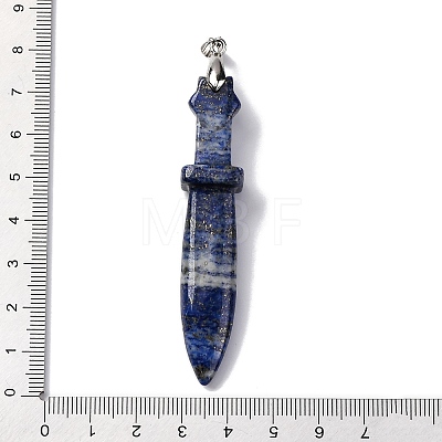 Natural Lapis Lazuli Big Pendants G-K338-41P-06-1