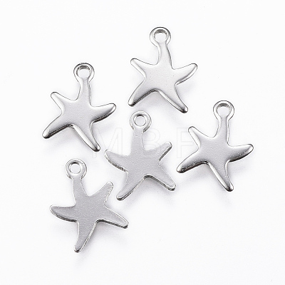 Tarnish Resistant 304 Stainless Steel Charms STAS-K154-22P-1