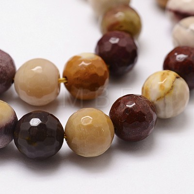 Natural Mookaite Beads Strands X-G-D840-30-6mm-1