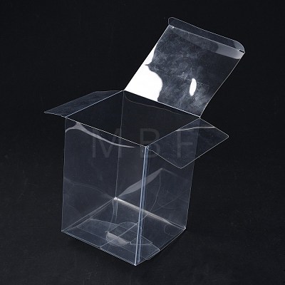 Rectangle Transparent Plastic PVC Box Gift Packaging CON-F013-01J-1