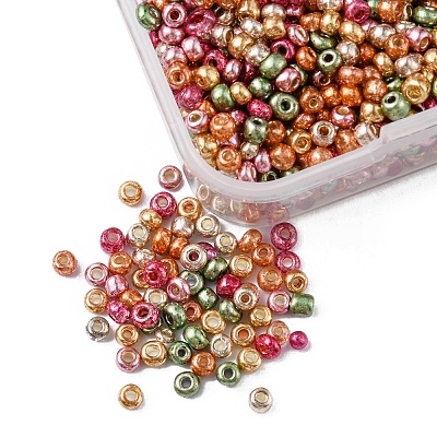 55G 8/0 Plated Glass Seed Beads SEED-FS0001-02-1