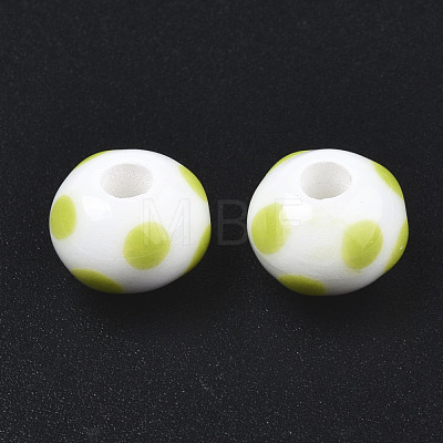 Handmade Porcelain Beads PORC-S504-001H-1