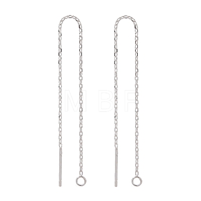 925 Sterling Silver Ear Stud Findings STER-I014-04S-1