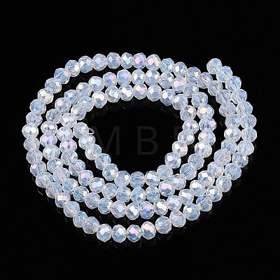 Electroplate Glass Beads Strands EGLA-A044-J3mm-B06-1