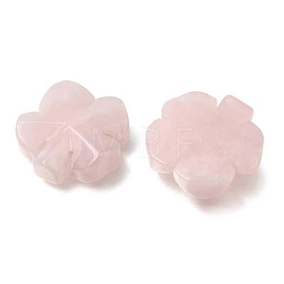 Natural Rose Quartz Carved Clover Display Decorration GG-CBA6D08-D01-1