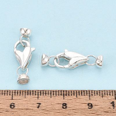 925 Sterling Silver Lobster Claw Clasps STER-T008-75S-1
