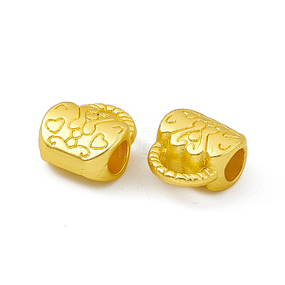 Rack Plating Alloy European Beads FIND-G045-16MG-1