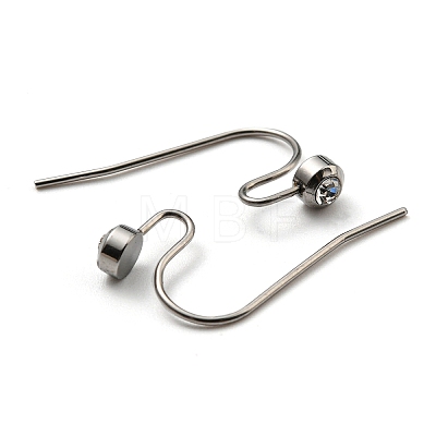 304 Stainless Steel Earring Hooks STAS-P237-14P-1