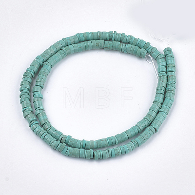 Natural Howlite Beads Strands TURQ-T003-16-1