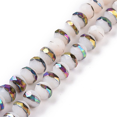 Handmade Porcelain Beads Strands PORC-F007-01B-1