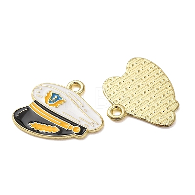 Ocean Alloy Enamel Pendants ENAM-B041-01H-1