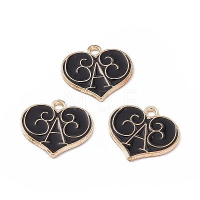 Alloy Enamel Pendants ENAM-H039-03G-A-1