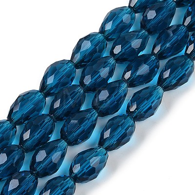 Transparent Glass Beads Strands LS-EGLA-N013-T10mm-D25-1