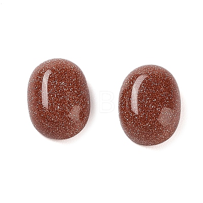 Synthetic Goldstone Cabochons G-H1596-8x6x3mm-11-1
