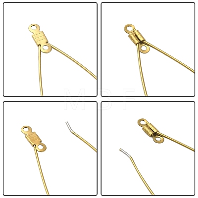 DIY Wire Wrap Earring Making Kit STAS-CJ0002-39-1