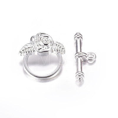 Tibetan Style Alloy Toggle Clasps X-LF0026Y-S-1