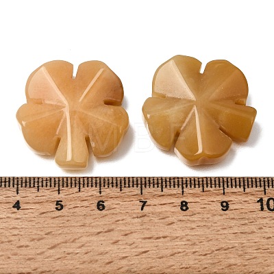 Natural Topaz Jade Carved Clover Display Decorration GG-CBA6D08-D04-1