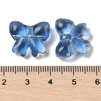 Transparent Spray Paint Glass Beads GLAA-Z011-02J-1