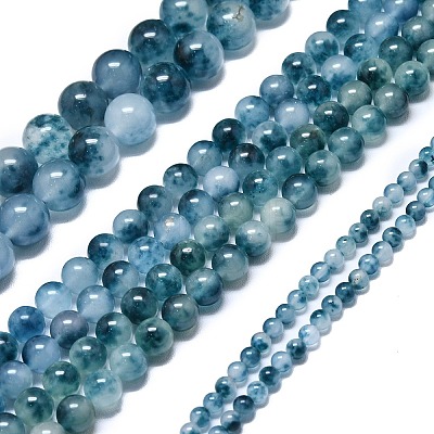 Natural Malaysia Jade Beads Strands G-L645-C01-6mm-24-1