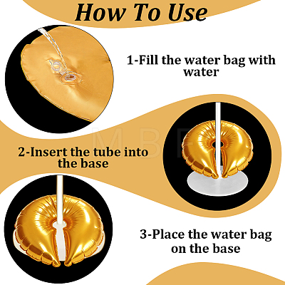 2Pcs PE Plastic Water Bag for Party Decor AJEW-CN0007-39D-1